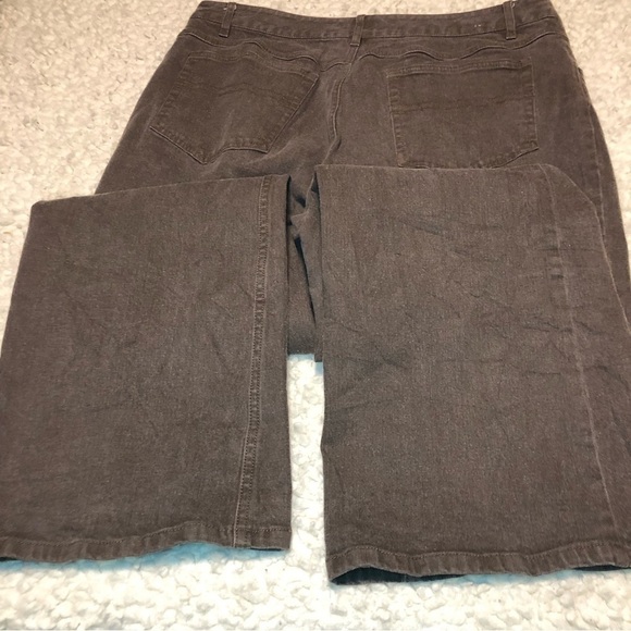 J.JILL Stretch Grey Indigo Denim Jeans Womens Size 16 With Spots 34W 29L PICS - Picture 10 of 10